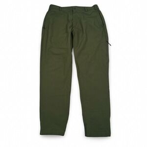 Mack Weldon Radius Flex Jogger Pants Men's Medium Green Stretch Zipper Pockets